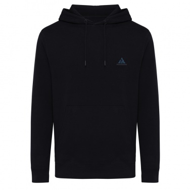 Logo trade promotional items image of: Iqoniq Rila lightweight recycled cotton hoodie
