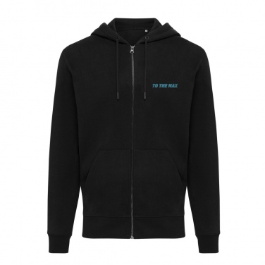 Logo trade promotional product photo of: Iqoniq Abisko recycled cotton zip through hoodie