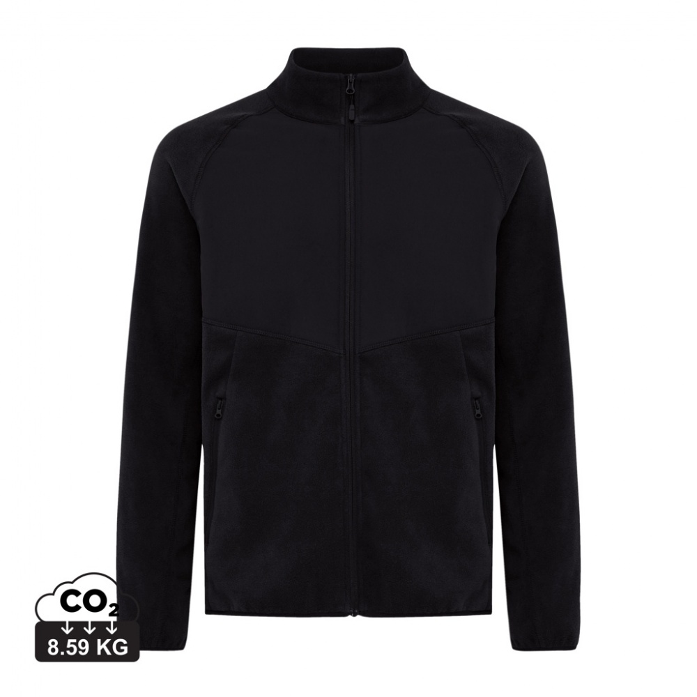 Logo trade promotional product photo of: Iqoniq Talung recycled polyester microfleece zip through