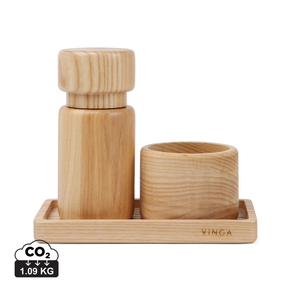 Logo trade promotional product photo of: VINGA Retro salt & pepper set