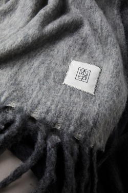 Logo trade promotional gifts image of: Vinga Saletto wool blend blanket