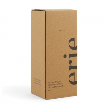 Logotrade promotional gift image of: VINGA Erie RCS steel vacuum bottle 450 ML