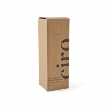 Logotrade promotional products photo of: VINGA Ciro RCS recycled vacuum bottle 300ml