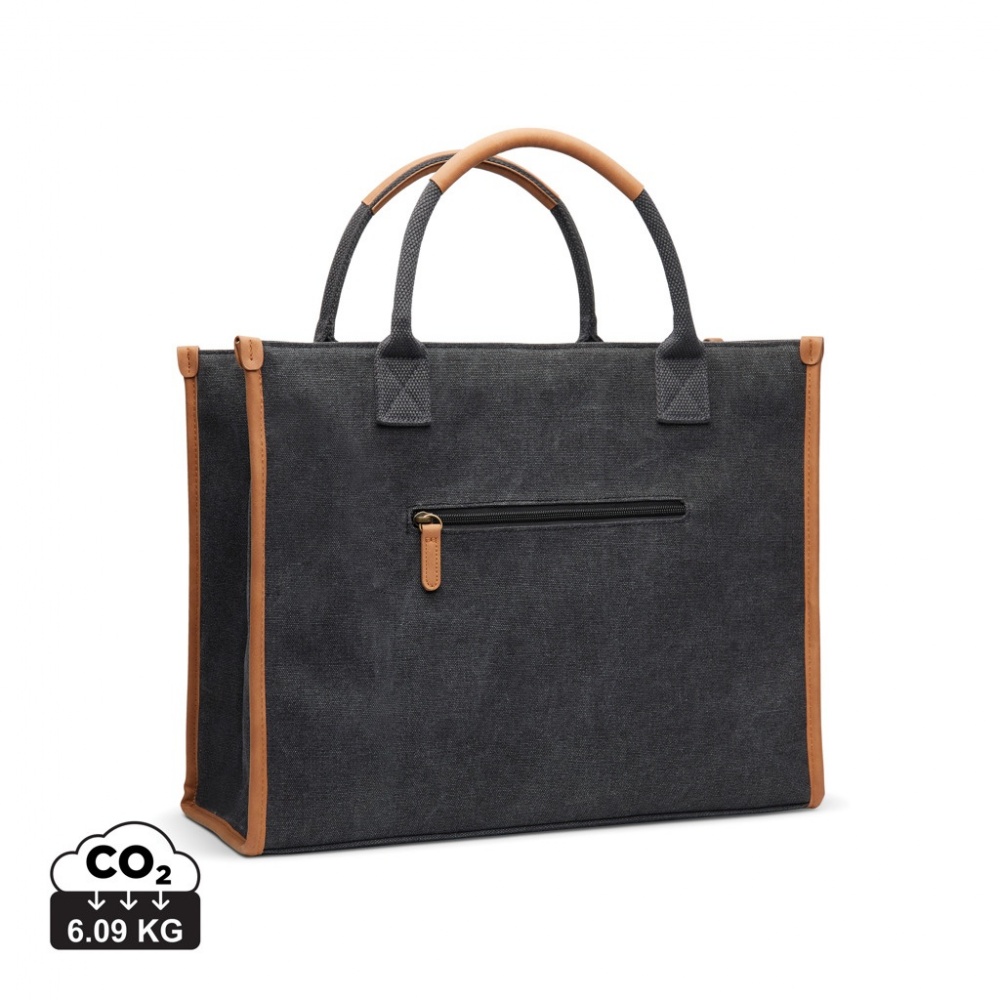 Logotrade promotional gifts photo of: VINGA Bosler RCS recycled canvas office tote