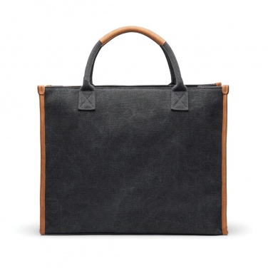 Logo trade corporate gifts picture of: VINGA Bosler RCS recycled canvas office tote