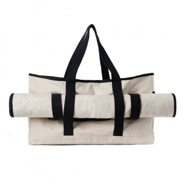 Logotrade promotional gifts photo of: VINGA Volonne AWARE™ recycled canvas beach bag