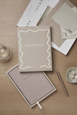Logotrade advertising product image of: VINGA Thankfulness GRS recycled paper journal