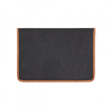 Logo trade promotional product photo of: VINGA Bosler GRS recycled canvas 14" laptop sleeve