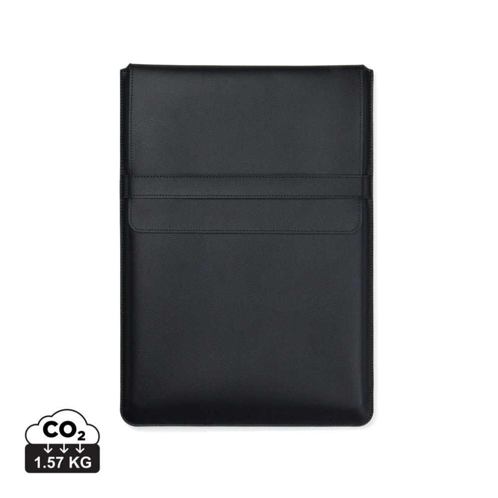 Logo trade promotional gift photo of: VINGA Timo PU RCS RPET 16" laptop sleeve