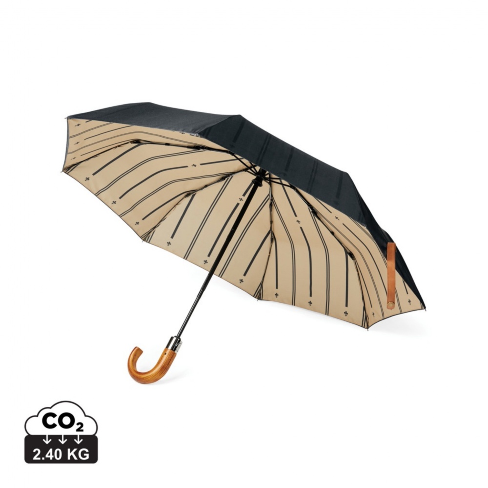 Logotrade corporate gifts photo of: VINGA Bosler AWARE™ recycled pet 21" foldable umbrella