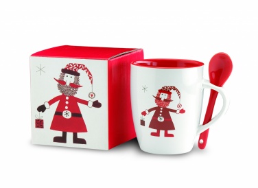 Logotrade corporate gifts photo of: Mug with spoon 250ml