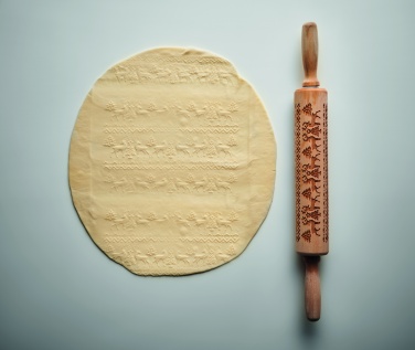 Logotrade promotional giveaway image of: Christmas pastry wooden rolling