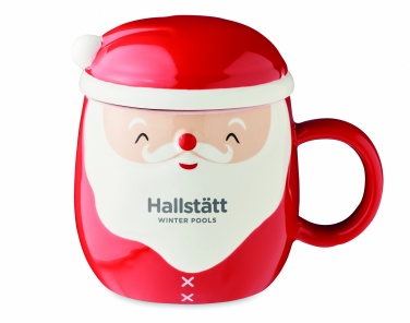 Logotrade promotional merchandise photo of: Ceramic mug with lid 370 ml