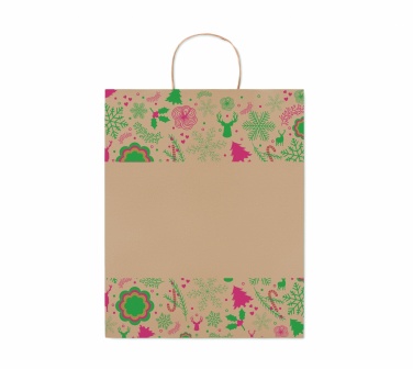 Logo trade business gifts image of: Gift paper bag large