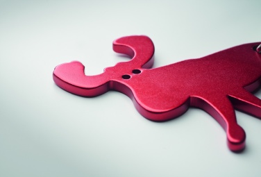 Logotrade advertising product image of: Recycled aluminium key ring Pori