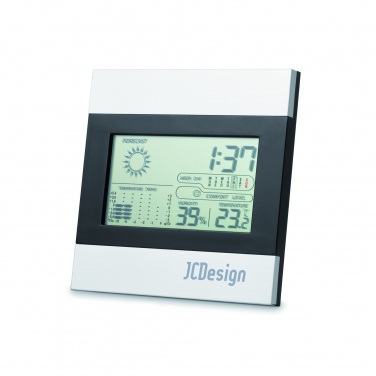 Logotrade promotional item image of: Weather station and clock