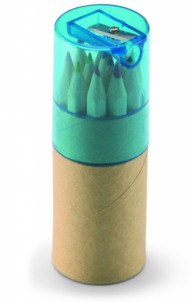 Logo trade promotional gifts picture of: 12 coloured pencils