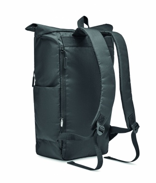 Logotrade promotional items photo of: 300D RPET rolltop backpack