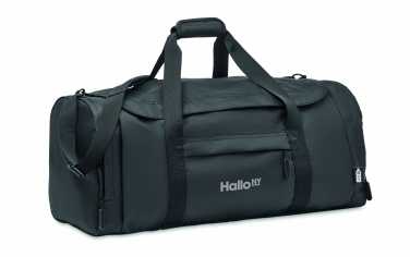 Logo trade promotional gifts image of: Large sports bag in 300D RPET