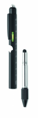 Logo trade advertising products picture of: Spirit level pen with ruler