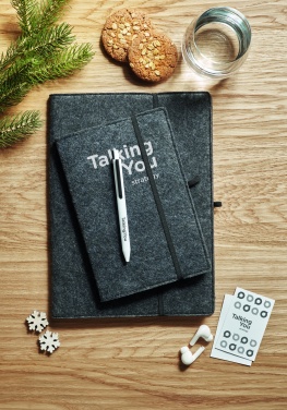 Logotrade promotional gifts photo of: A5 notebook RPET felt