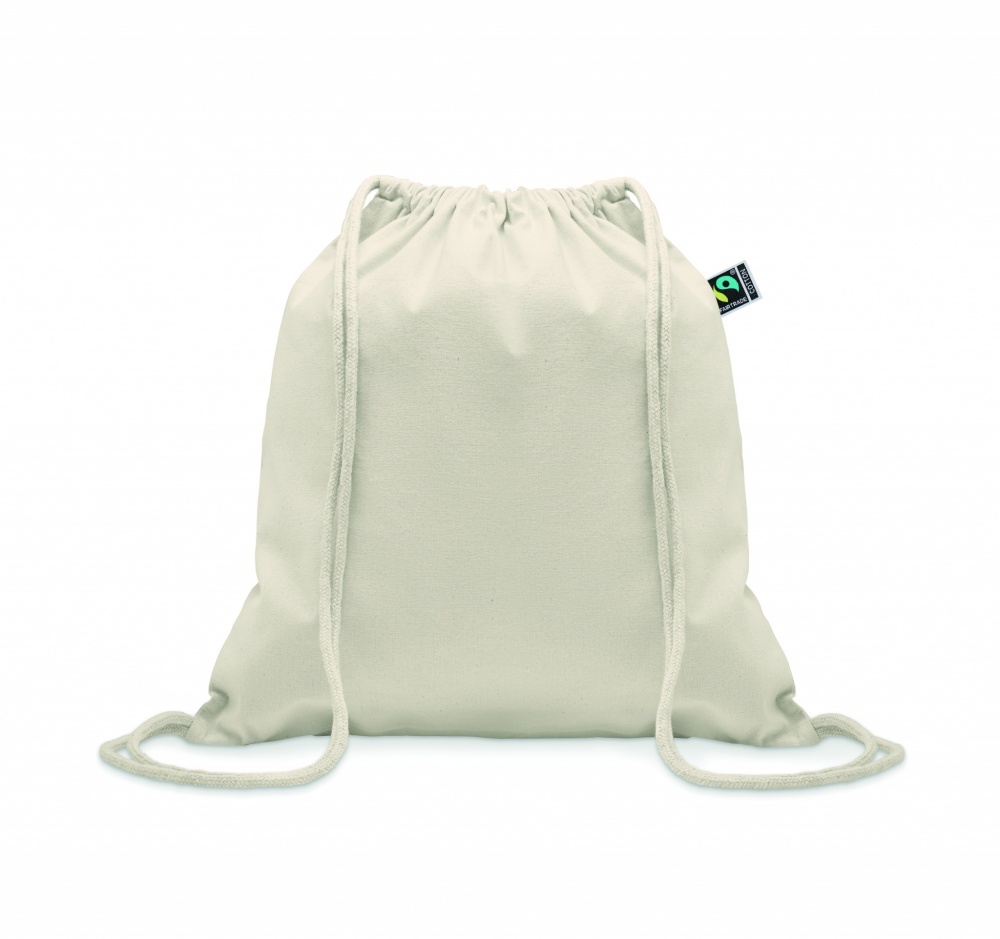 Logotrade promotional gift image of: Drawstring bag Fairtrade