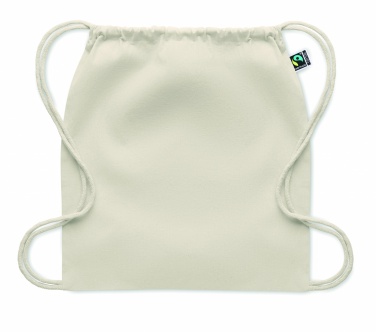 Logo trade advertising product photo of: Drawstring bag Fairtrade
