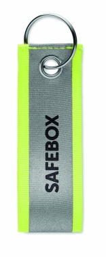 Logo trade promotional gifts image of: Reflective key ring Reflekey
