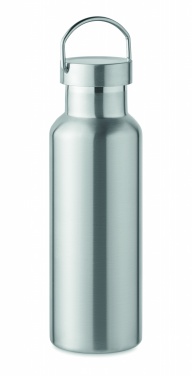 Logo trade promotional merchandise photo of: Double wall bottle 500 ml