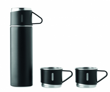Logo trade corporate gifts image of: Double wall bottle and cup set