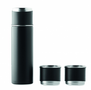 Logo trade advertising products picture of: Double wall bottle and cup set