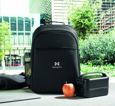 Logo trade business gifts image of: 300D RPET Cooling backpack