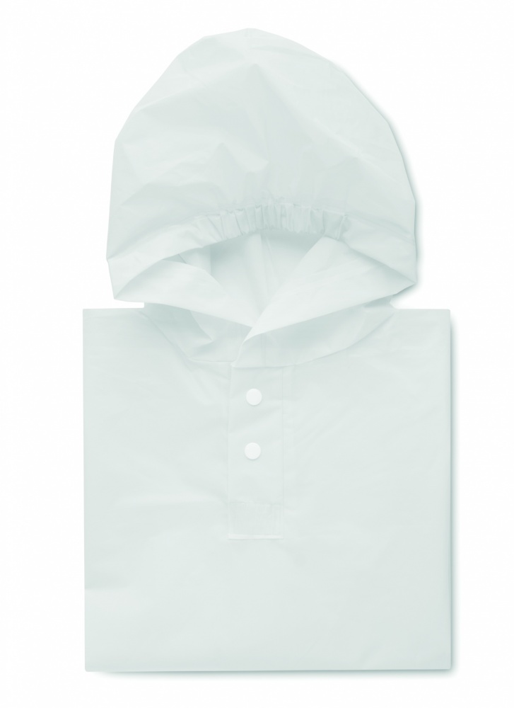 Logo trade promotional products picture of: PEVA kid rain coat with hood