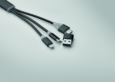 Logo trade corporate gifts image of: 4 in 1 charging cable type C