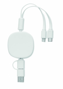 Logotrade promotional item picture of: Retractable charging USB cable