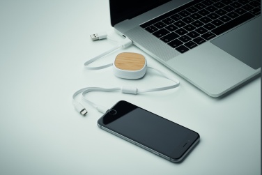 Logo trade promotional products picture of: Retractable charging USB cable