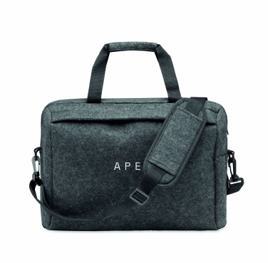 Logotrade corporate gift picture of: 15 inch RPET felt laptop bag