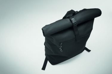 Logo trade promotional items picture of: 600Dpolyester rolltop backpack