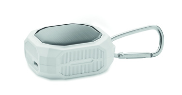 Logo trade business gift photo of: TWS earbuds with solar charger