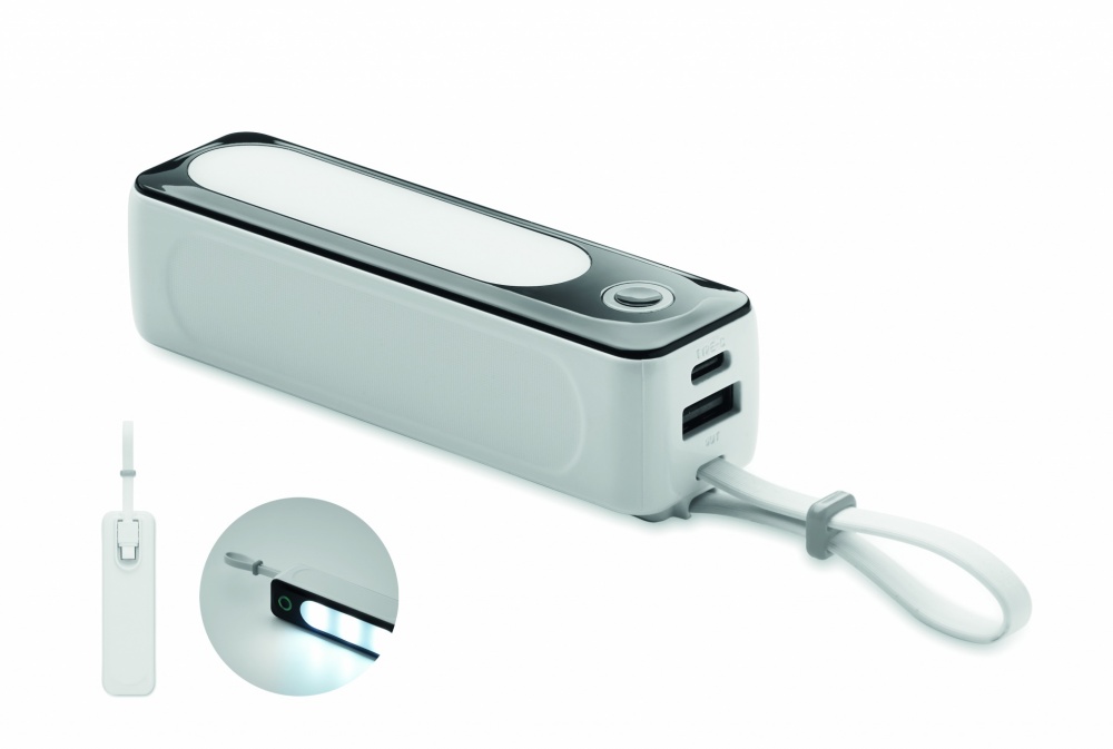 Logotrade promotional product picture of: 5000 mAh power bank with COB