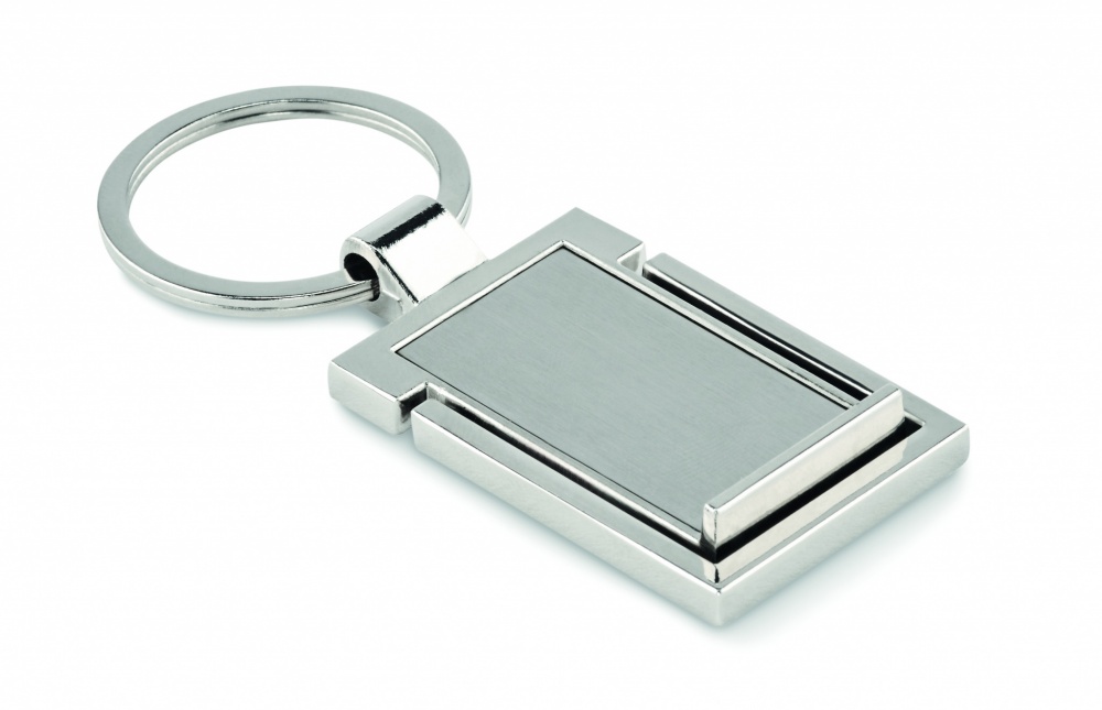 Logotrade promotional gift image of: Metal key ring phone stand Seinajoki
