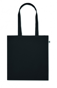 Logo trade promotional merchandise image of: Organic cotton shopping bag