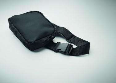 Logo trade promotional merchandise picture of: 300D RPET polyester waist bag
