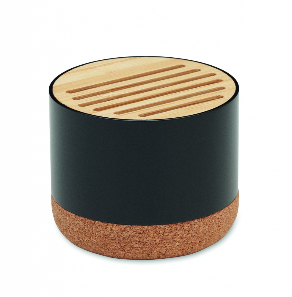 Logo trade corporate gifts picture of: Cork and aluminium speaker