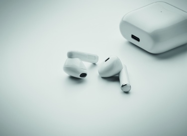 Logo trade promotional products picture of: TWS earbuds with charging base