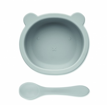 Logotrade business gift image of: Silicone spoon, bowl baby set