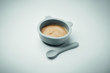 Logotrade promotional gift picture of: Silicone spoon, bowl baby set
