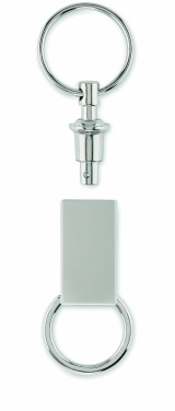 Logo trade promotional merchandise picture of: Pull apart split key ring Kajaani