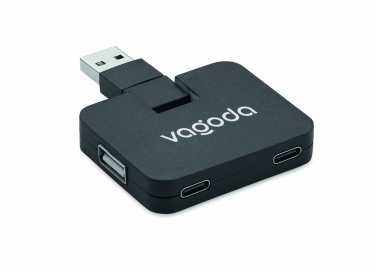 Logo trade promotional items image of: 4 port USB hub