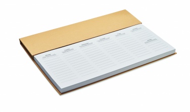 Logotrade promotional item picture of: Weekly desktop planner
